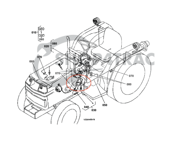 Motorino di avviamento Kubota D750 / D850 / D950 / serie Z – Nanni &amp; Kubota motore diesel marino