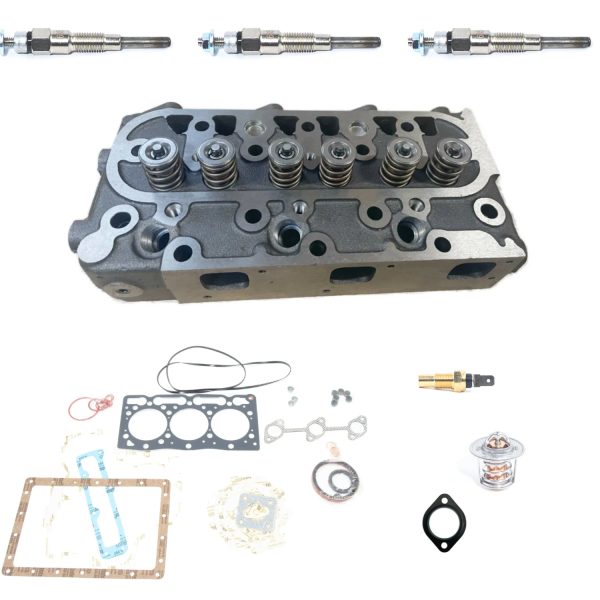 Testata completa + set di guarnizioni + candele incandescenti Beta Marine Beta 30 – Nanni N3.30