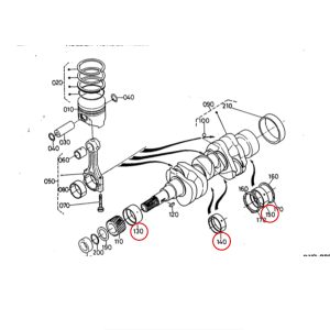 Serie cuscinetti di banco – Beta Marine Beta 10 / Beta 14 / Beta 20 | Nanni N2.10 / N2.14 / N3.21