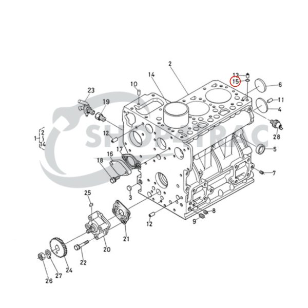 O-ring guarnizione testata Beta Marine Beta 28 | Beta 30 – Nanni N3.30 – Universal M-25XPB