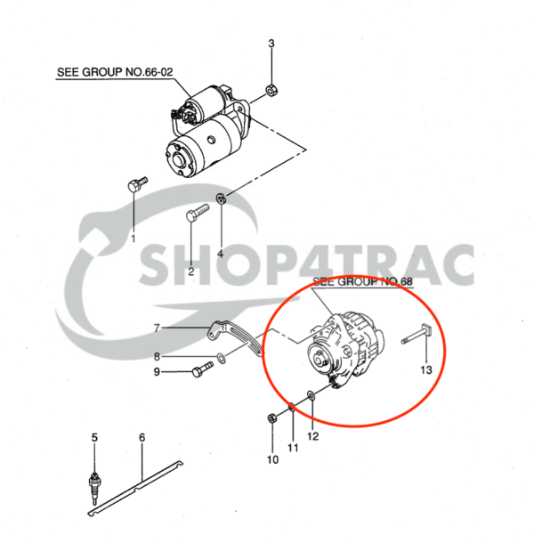 Alternatore Solé Diesel Mini 33 | Mini 44 | Mini 55 – Vetus M4.15 / M4.17 – Craftsman Marine CM4.42
