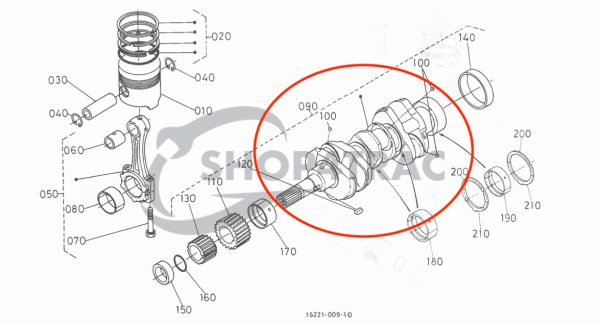 Albero motore Beta Marine Beta 30 – Nanni N3.30