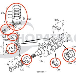 Kit revisione motore – Beta Marine Beta 10 & Beta 14 | Nanni N2.10 · N2.14 | Phasor LP1-3.5