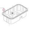 Guarnizione Coppa Olio Solé Diesel Mini 44 | Mini 55 – Vetus M4.15 | M4.17 – Craftsman Marine CM4.42 – JF Marine Power JF15