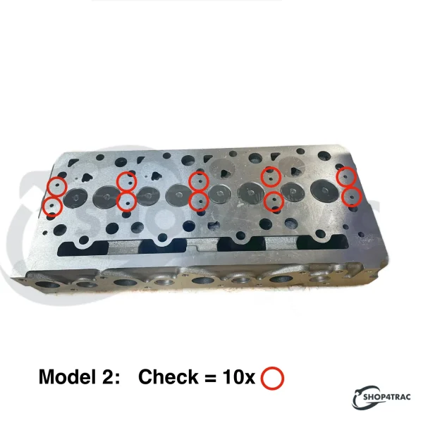 Testata cilindri Beta Marine Beta 50 – Nanni N4.50 (iniezione indiretta / IDI, tipo 2)