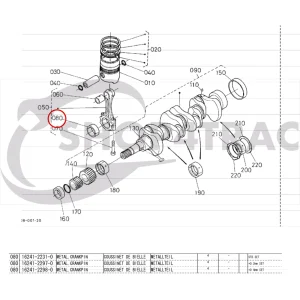 Cuscinetto di biella Beta Marine Beta 30 | Beta 38 – Nanni N3.30 | N4.38