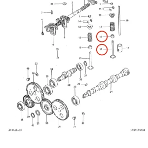 Valvola di scarico Solé Diesel Mini 11 | Mini 17 | Mini 26 – Vetus M2.06 | M3.09 | M3.28 – Craftsman Marine CM2.16 | CM3.27 – JF Marine Power JF6-1500