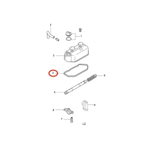Guarnizione coperchio valvole Solé Diesel Mini 11 | Mini 17 – Vetus M2.06 – Craftsman Marine CM2.16