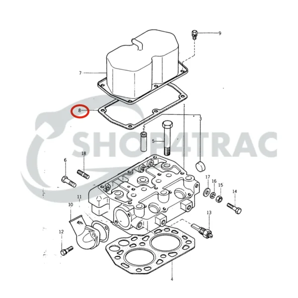 Guarnizione coperchio punterie Solé Diesel Mini 18