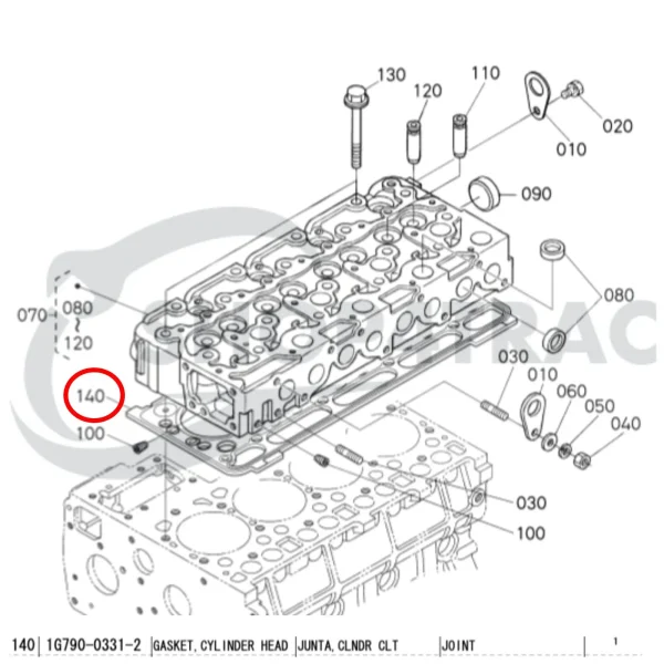 Guarnizione testata Beta Marine Beta 50 – Nanni N4.50