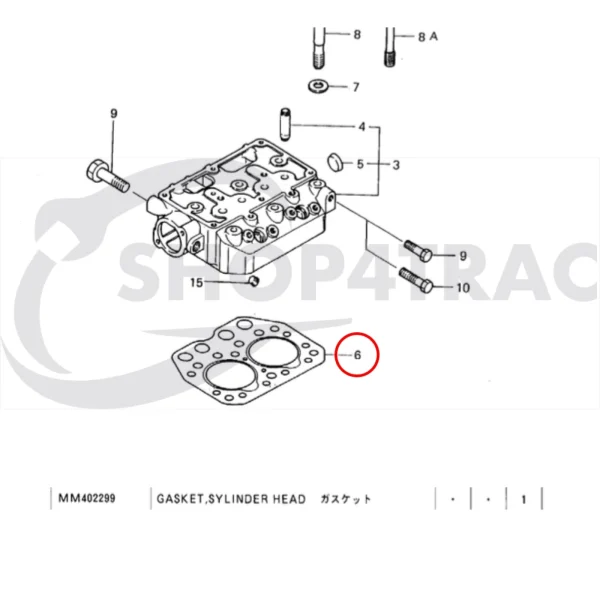 Guarnizione testa Solé Diesel Mini 14