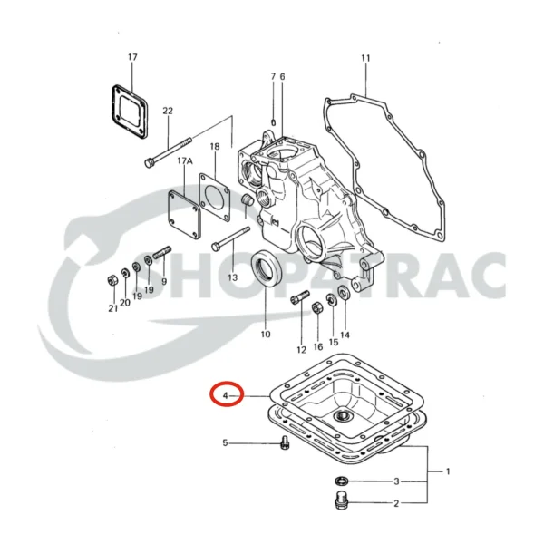 Guarnizione coppa olio Solé Diesel Mini 14