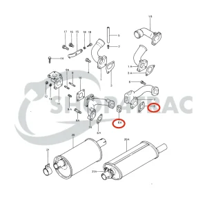 Guarnizione collettore di scarico Solé Diesel Mini 14