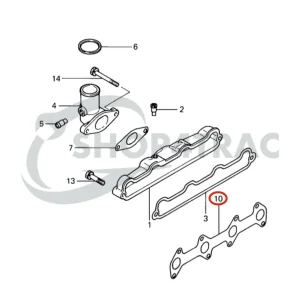 Guarnizione collettore di scarico Solé Diesel Mini 32 | Mini 34 – Vetus M4.14 – Meiki M4DM