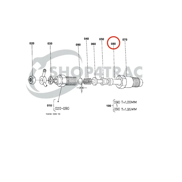 Ugello iniettore Universal M15 | M-18 | M-20 | M-25 | M-25XP | M-35 | M-40 | 5432 – Beta Marine Beta 16 – Nanni 2.60HE | 3.90HE | 4.110HE – Renault Marine D950