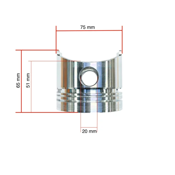 Pistone Universal M-25XP – Nanni 3.90HE – Renault Marine D950 – STD.
