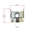 Pistone Beta Marine Beta 85T – Nanni N4.85 | N4.100 – senza fasce elastiche, STD