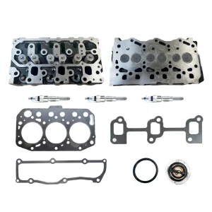 Testa cilindro completa Yanmar 3YM20 + guarnizione testa + candelette (kit di riparazione)