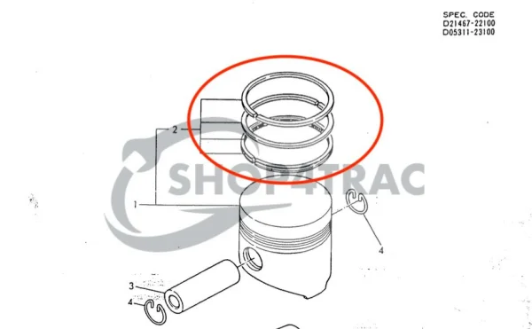 Fasce elastiche Yanmar 2GM20 | 2GM20F | 2GM20C | 3GM30 | 3GM30F
