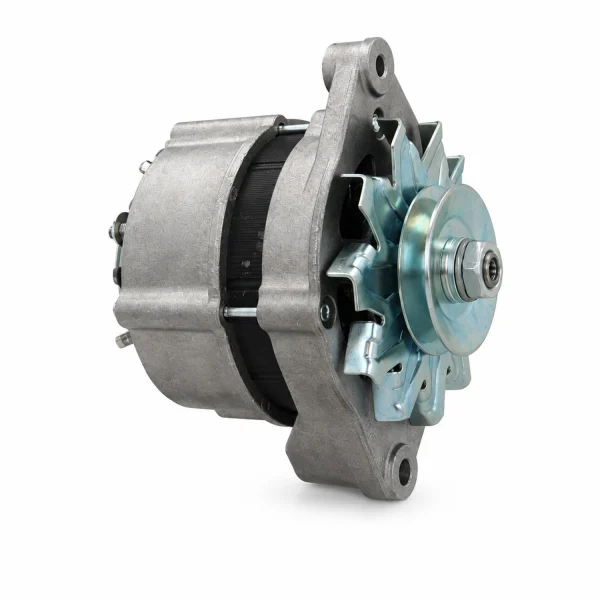 Dynamo Nanni 4.380 en Volvo Penta 12V 100A zijaanzicht