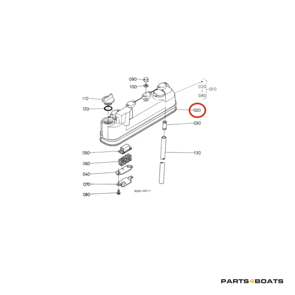 Guarnizione coperchio valvole Beta Marine Beta 35 | Beta 38 – Nanni N4.38 – Universal M-35B