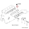 Guarnizione Collettore di Aspirazione Solé Diesel Mini 44 | Mini 55 – Vetus M4.15 | M4.17 – Craftsman Marine CM4.42 – JF Marine Power JF15